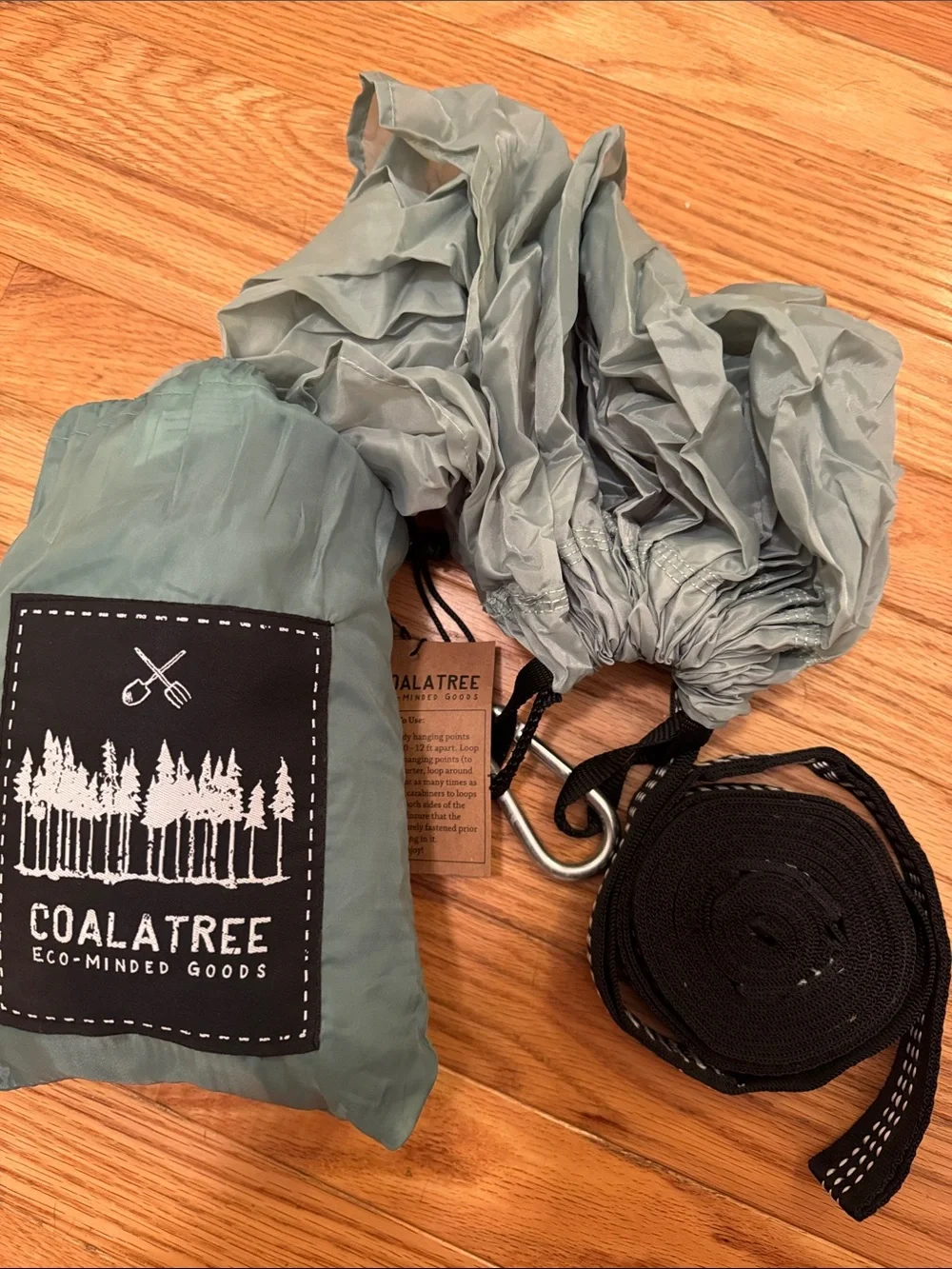 Lightweight Packable hammock- Sage Green